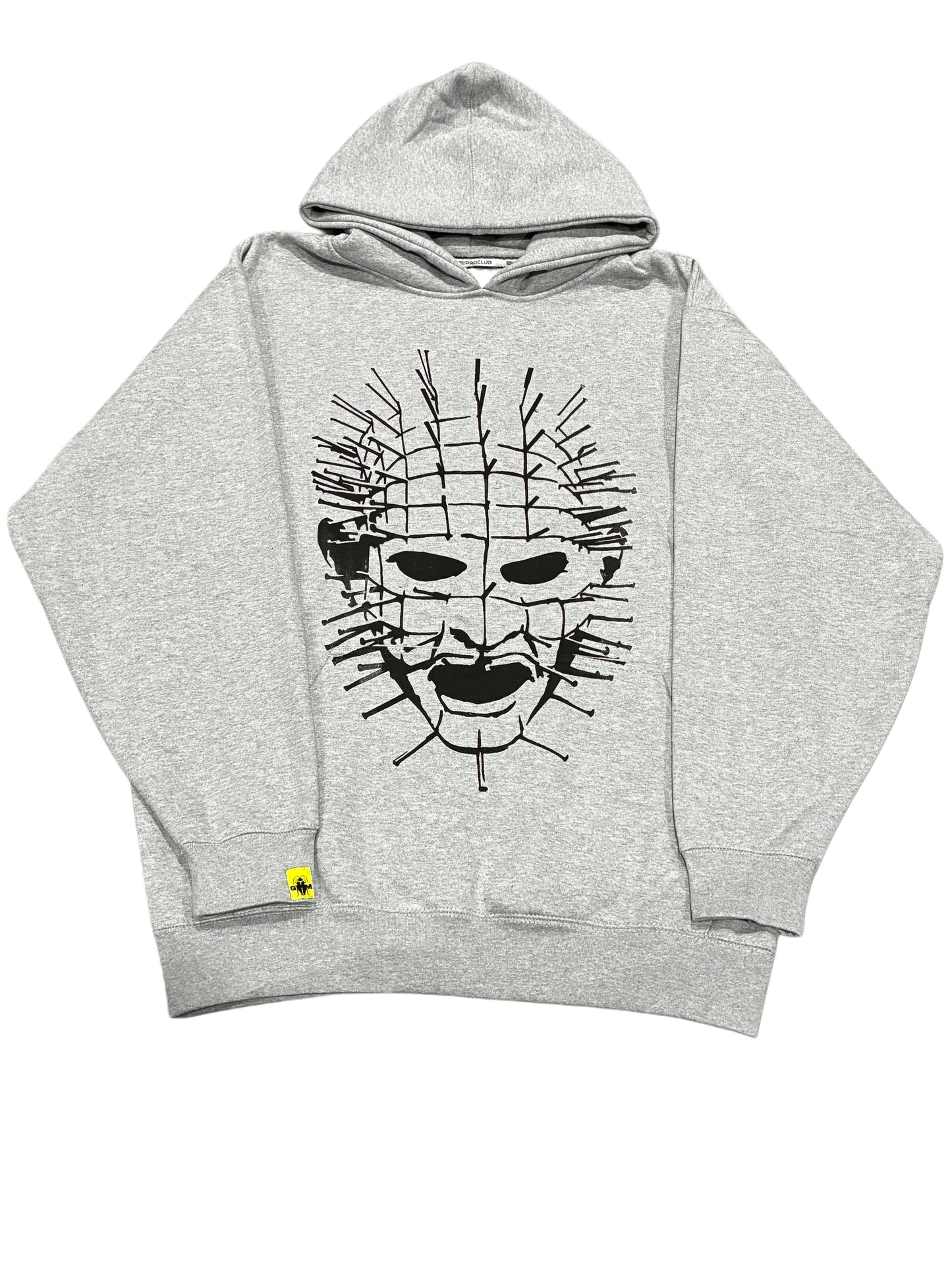 Grey Pin Head Hoodie