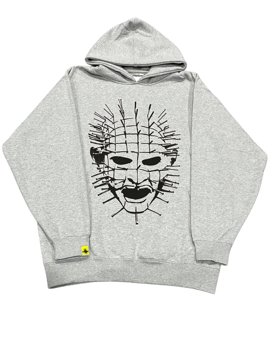 Grey Pin Head Hoodie